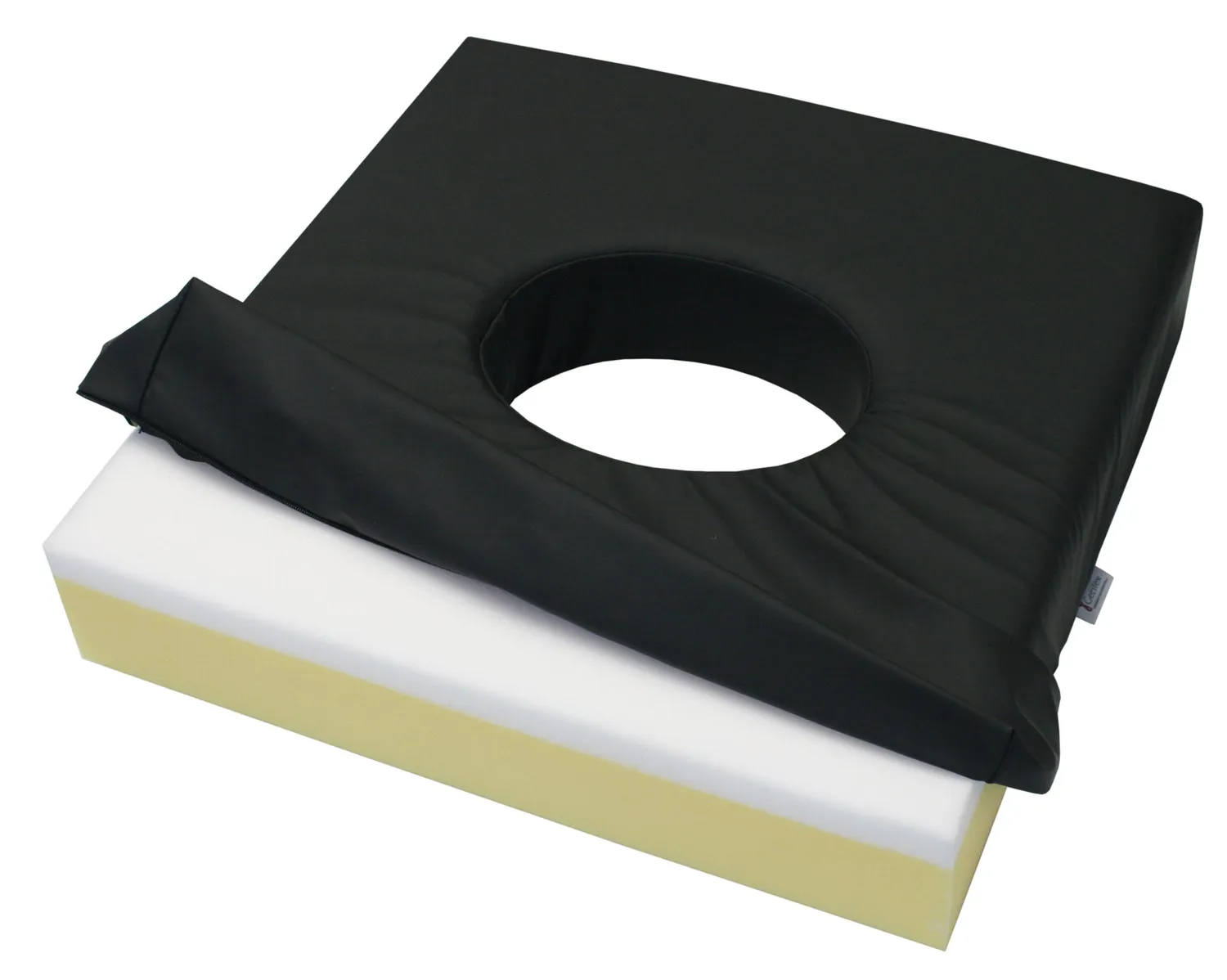 Gericare QuadTech Sitzkissen Anti-Dekubitus 43x43 Loch