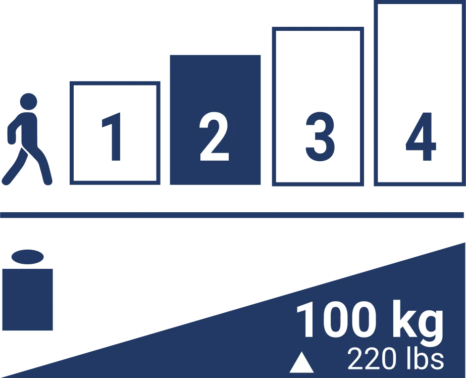 Proteor DynaStep 1A101 Prothesenfuß Karbon mit Fußschale