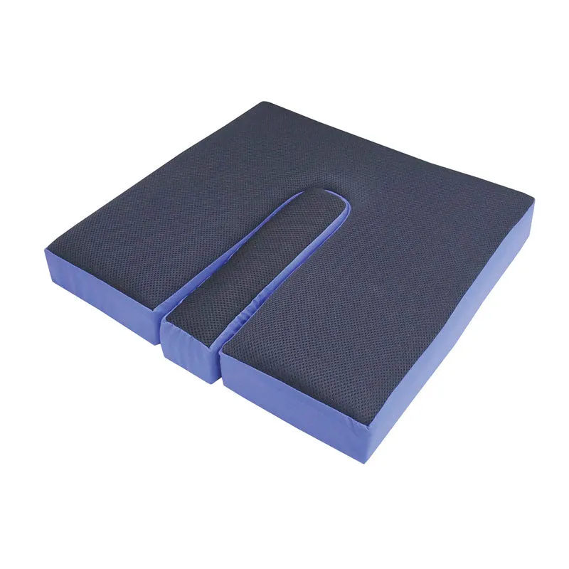 Gericare QuadTech Sitzkissen Hufeisen 42x42 cm blau