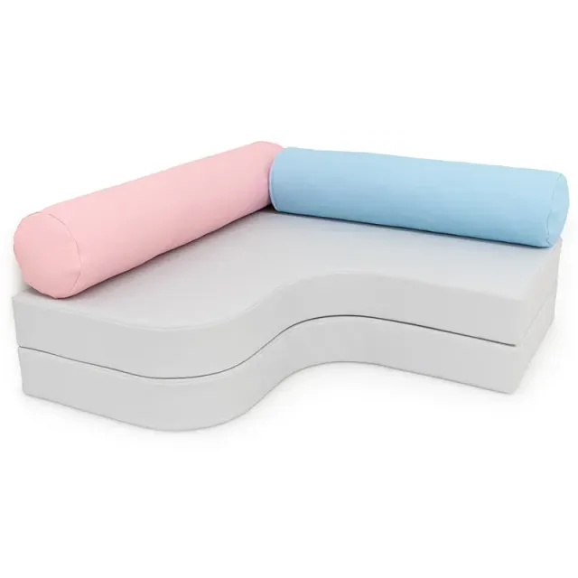 Gericare Wellen Kindersofa Teppich umwandelbar 200x100 cm