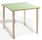 Gericare Holztisch quadratisch 90x90x75 cm Buche