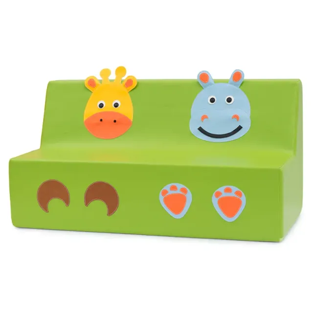 Gericare Vorschul Doppelseater Sofa 25 cm Tiermotiv