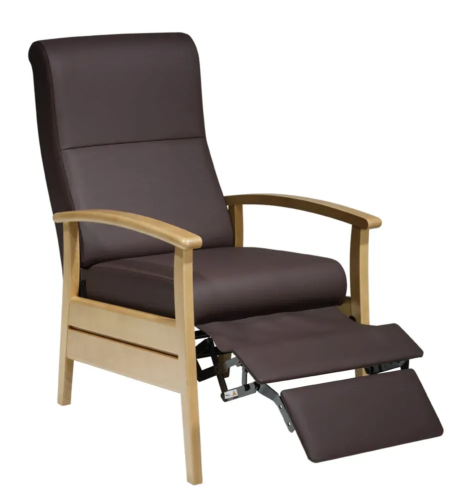 Gericare Relaxsessel Vinyl Buche verstellbar