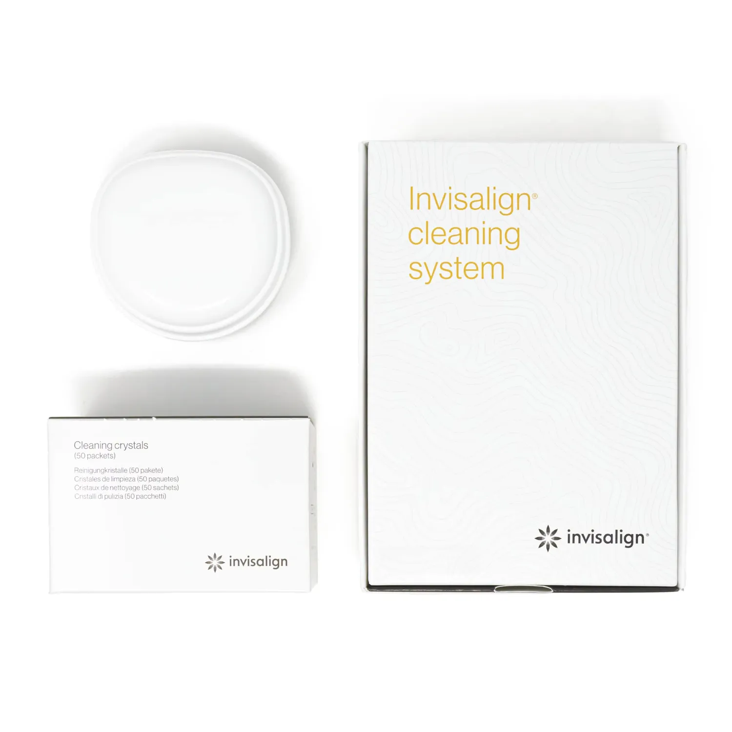 Invisalign Reinigungssystem Aligner Reiniger 50 Stück Wanne