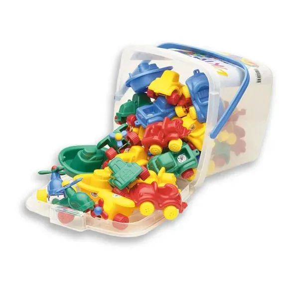 Gericare Mini-Fahrzeuge Spielzeugautos 30 Stück 7 cm Kunststoff