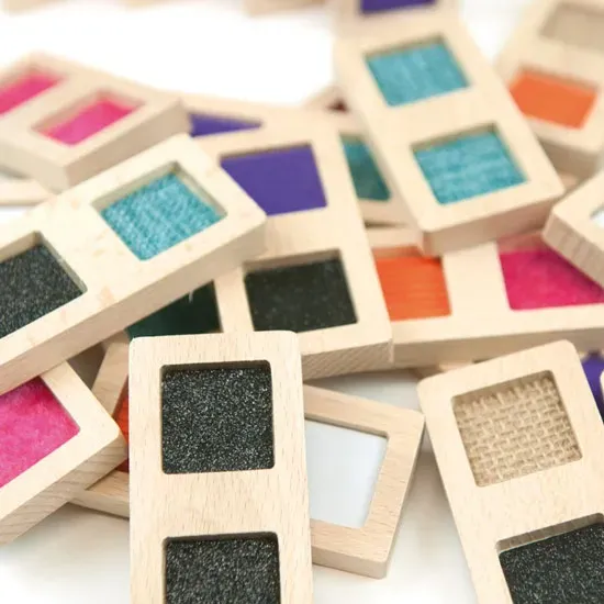 Gericare Texturen-Domino Lernspiel taktil 8x4x1 cm