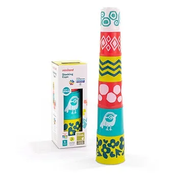 Gericare Stapelbecher 6 Stück mit Zahlen 46 cm