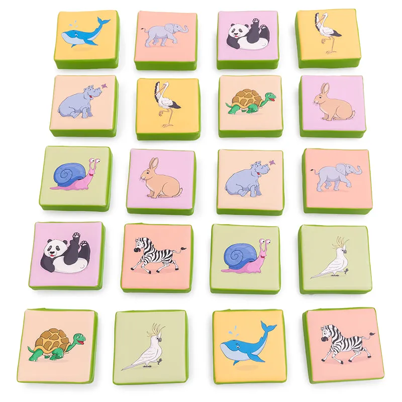 Gericare Memory-Spiel 20-teilig Schaumstoff waschbar