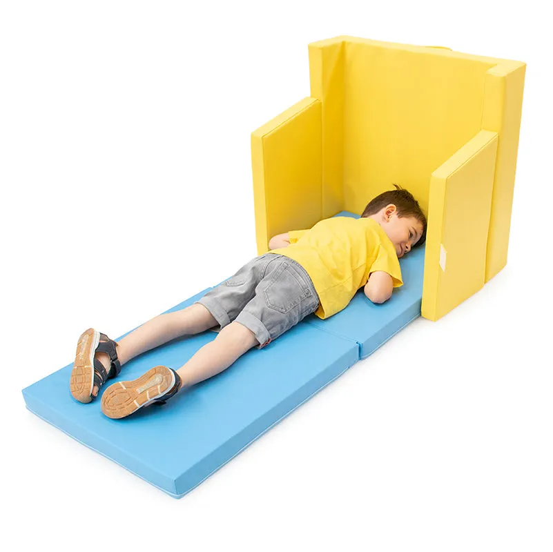 Gericare Klappbett mit Matratze 120x50 cm abwaschbar