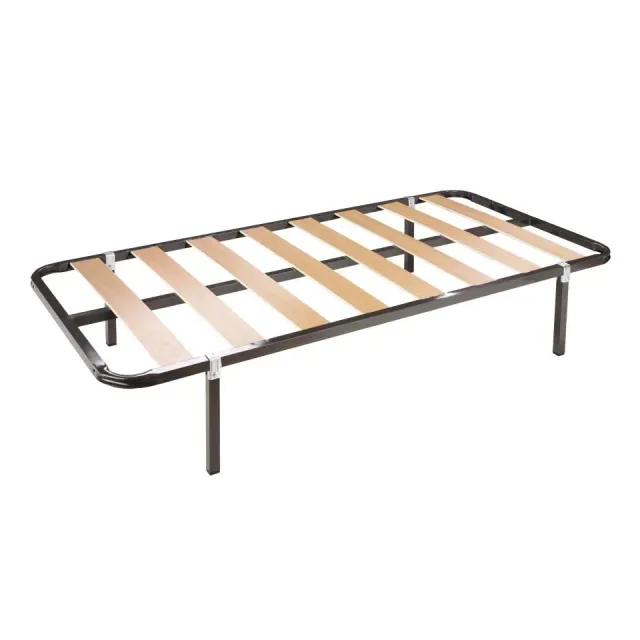 Gericare Lattenrost 190x90 cm Holzlatten Metall fest