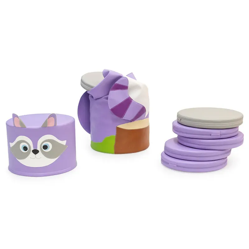 Gericare Waschbär Sitzkissen-Set 14-teilig abwaschbar