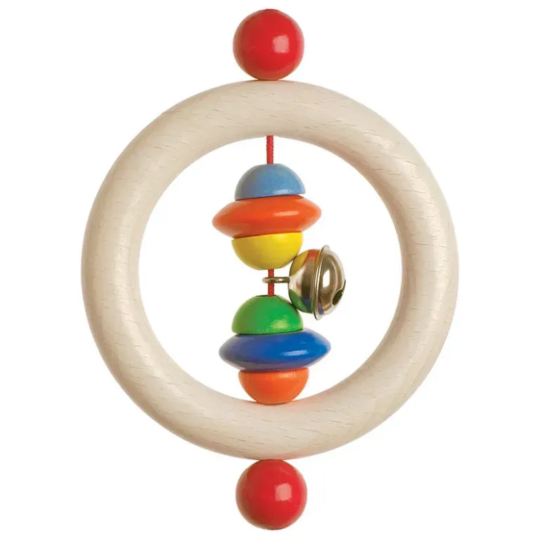 Gericare Rassel mit Ring und Glocke Greifspielzeug