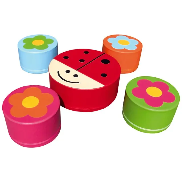 Gericare Marienkäfer Kindersitzgruppe 5-teilig PVC