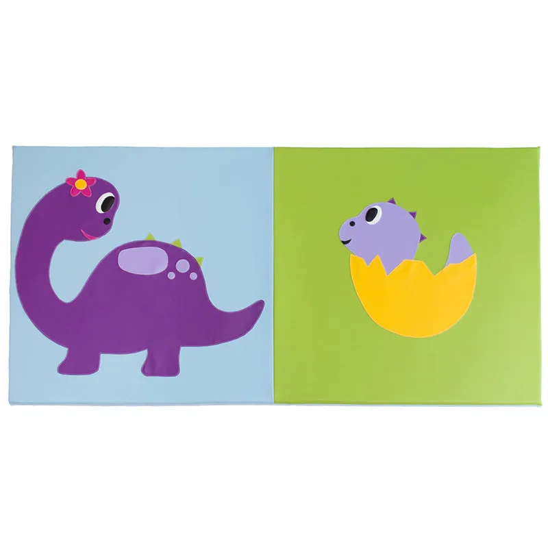 Gericare Dino Spielteppich 200x100x3 cm rutschfest
