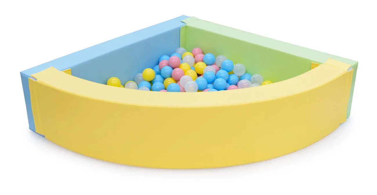 Gericare Piscina de Bola de Canto Eck-Bällebad Schaumstoff