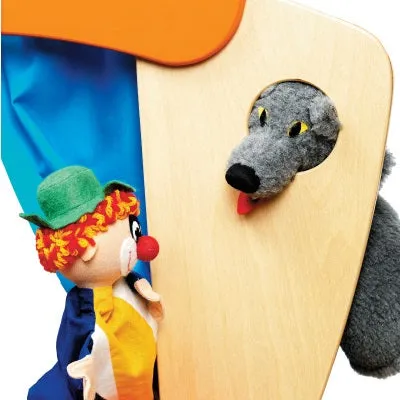 Gericare Puppentheater Holz 85x56x18 cm