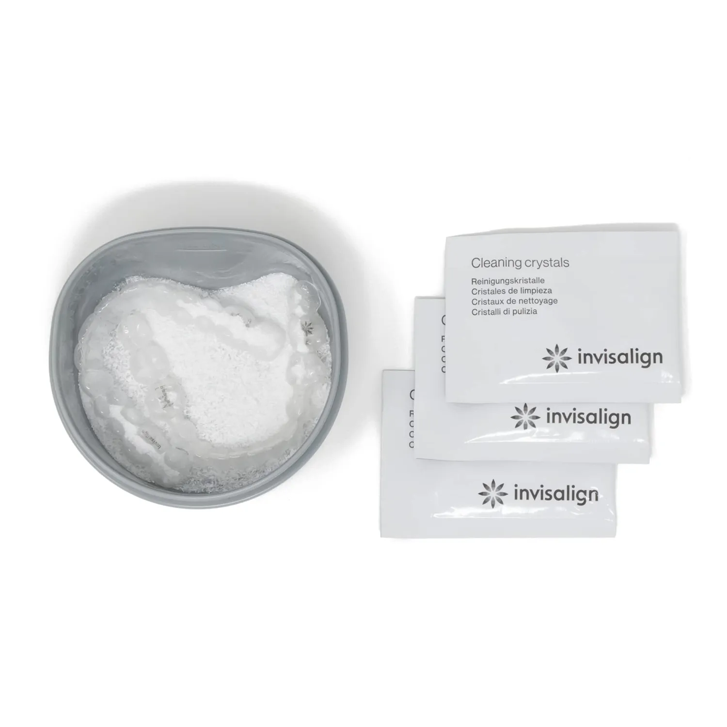 Invisalign Reinigungssystem Aligner Reiniger 50 Stück Wanne
