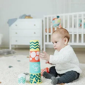 Gericare Stapelbecher 6 Stück mit Zahlen 46 cm