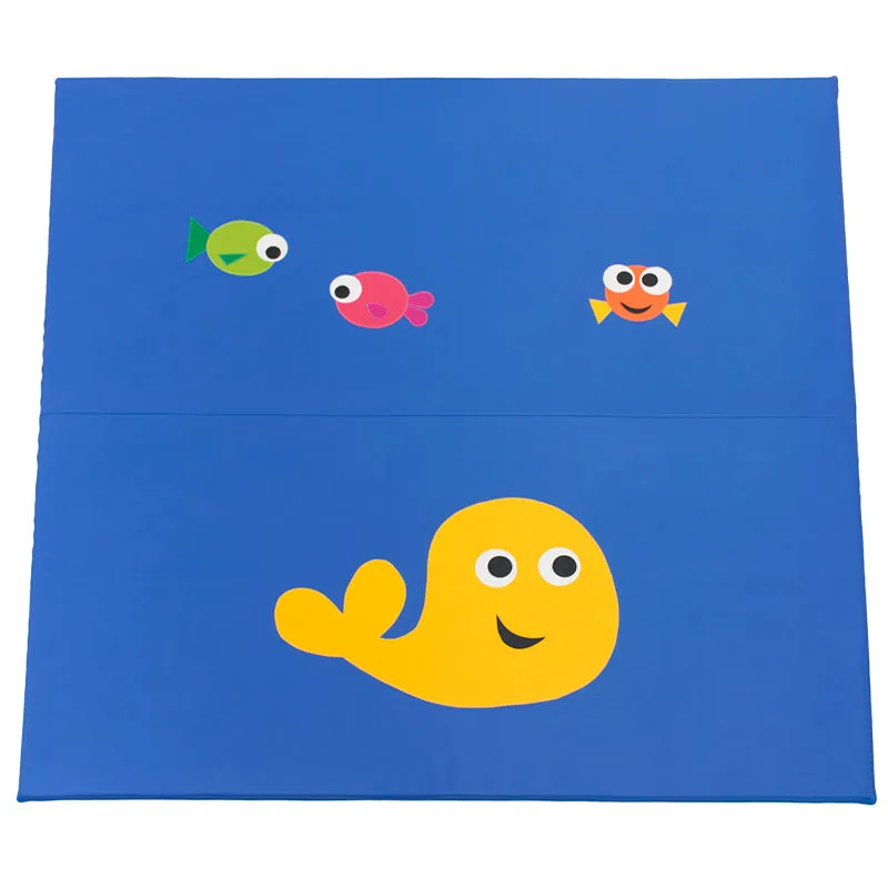 Gericare Spielteppich Landschaft 200x200x3 cm abwaschbar