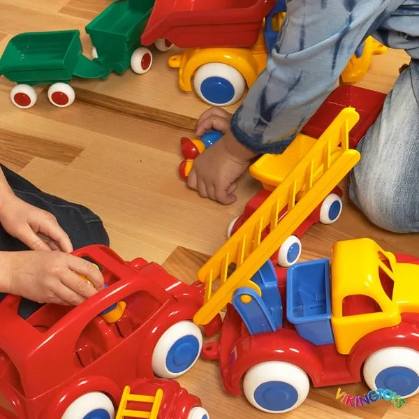 Gericare Feuerwehrauto Spielzeug mit Leiter ab 12 Monate