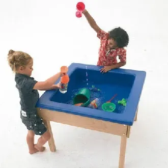 Gericare Wasser- und Sandtisch Holz 80x80x62cm Spieltisch