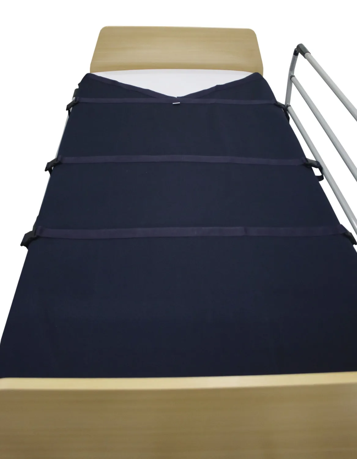 Gericare Sicherheitsdecke für Bett 190 x 90 cm blau Polyester gegen Stürze