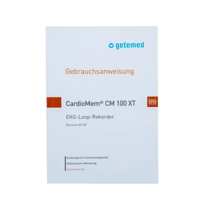 GETEMED CardioMem CM 100 XT Gebrauchsanweisung DE Anleitung