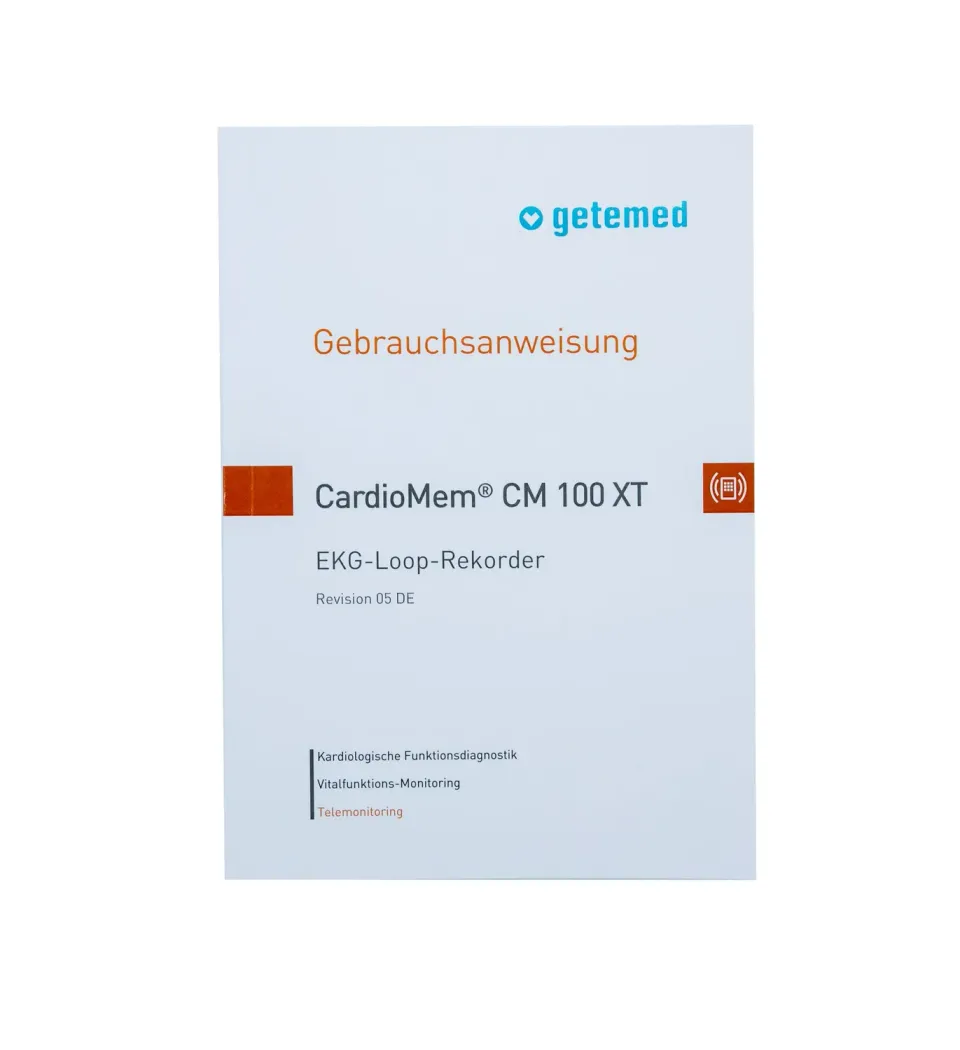 GETEMED CardioMem CM 100 XT Gebrauchsanweisung DE Anleitung