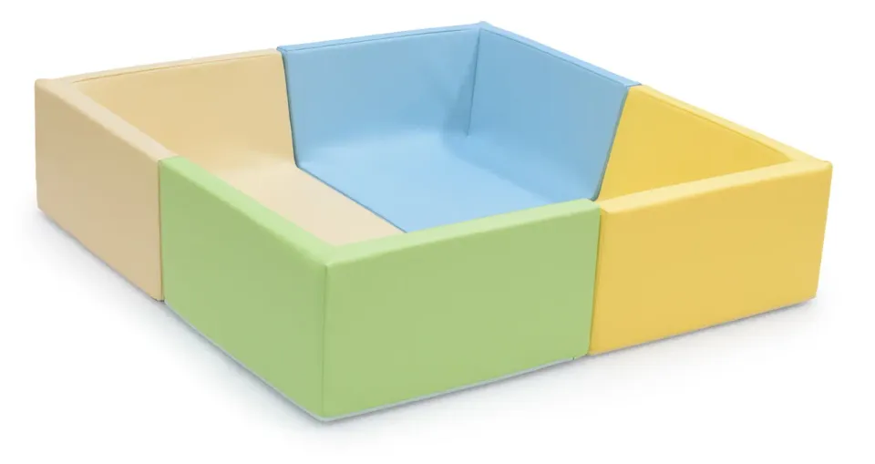 Gericare Parque quadrado Schaumstofflaufgitter 120 × 120 × 30 cm
