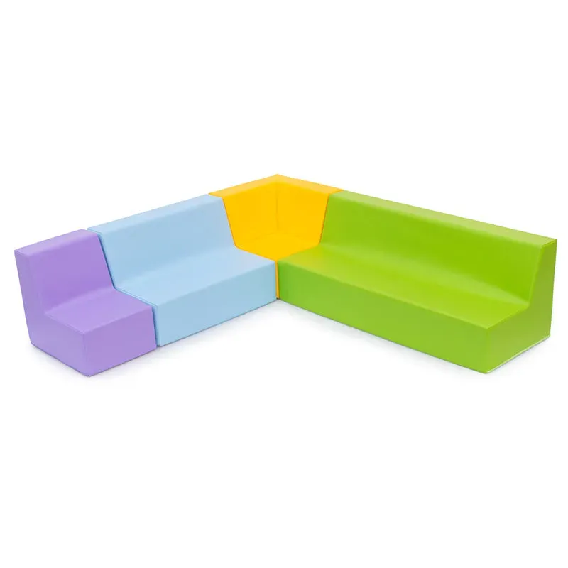 Gericare Kindersofa-Set Ecksofa 0-3 Jahre 140x130x37 cm