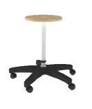 Gericare Drehhocker höhenverstellbar 49-69 cm Rollen