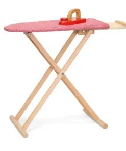 Gericare Bügelbrett mit Bügeleisen Holz 61 cm Spielzeug