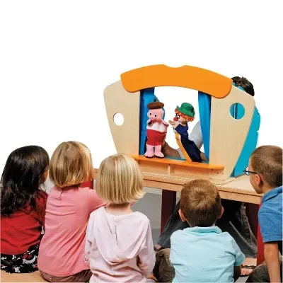 Gericare Puppentheater Holz 85x56x18 cm