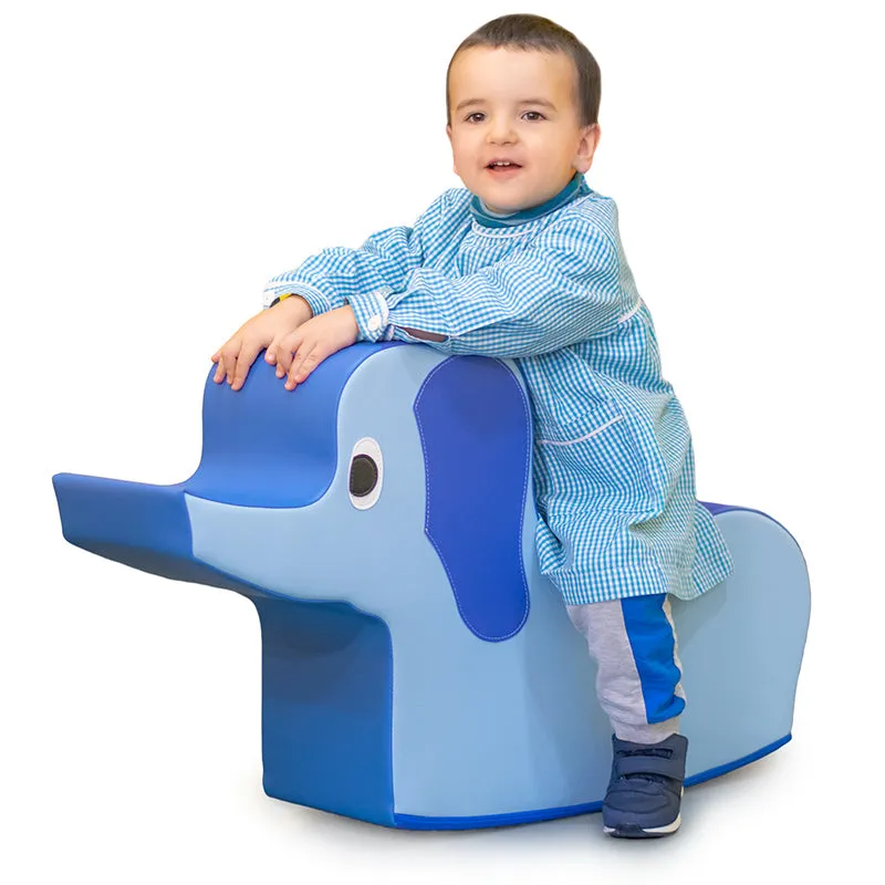 Gericare Elefante Schaukelelefant Schaumstoff 80 cm