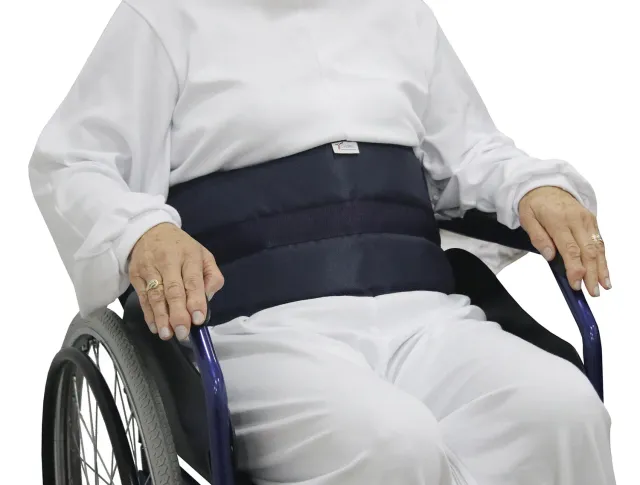 Gericare Sicherheitsgurt für Rollstuhl Basic und Premium blau