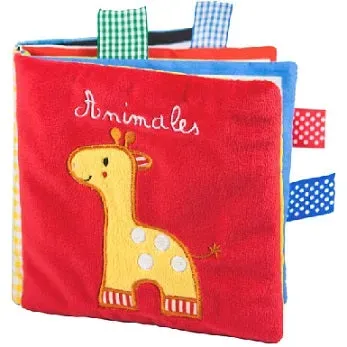 Gericare Tiere Stoffbuch 14x14 cm ab 0 Monaten