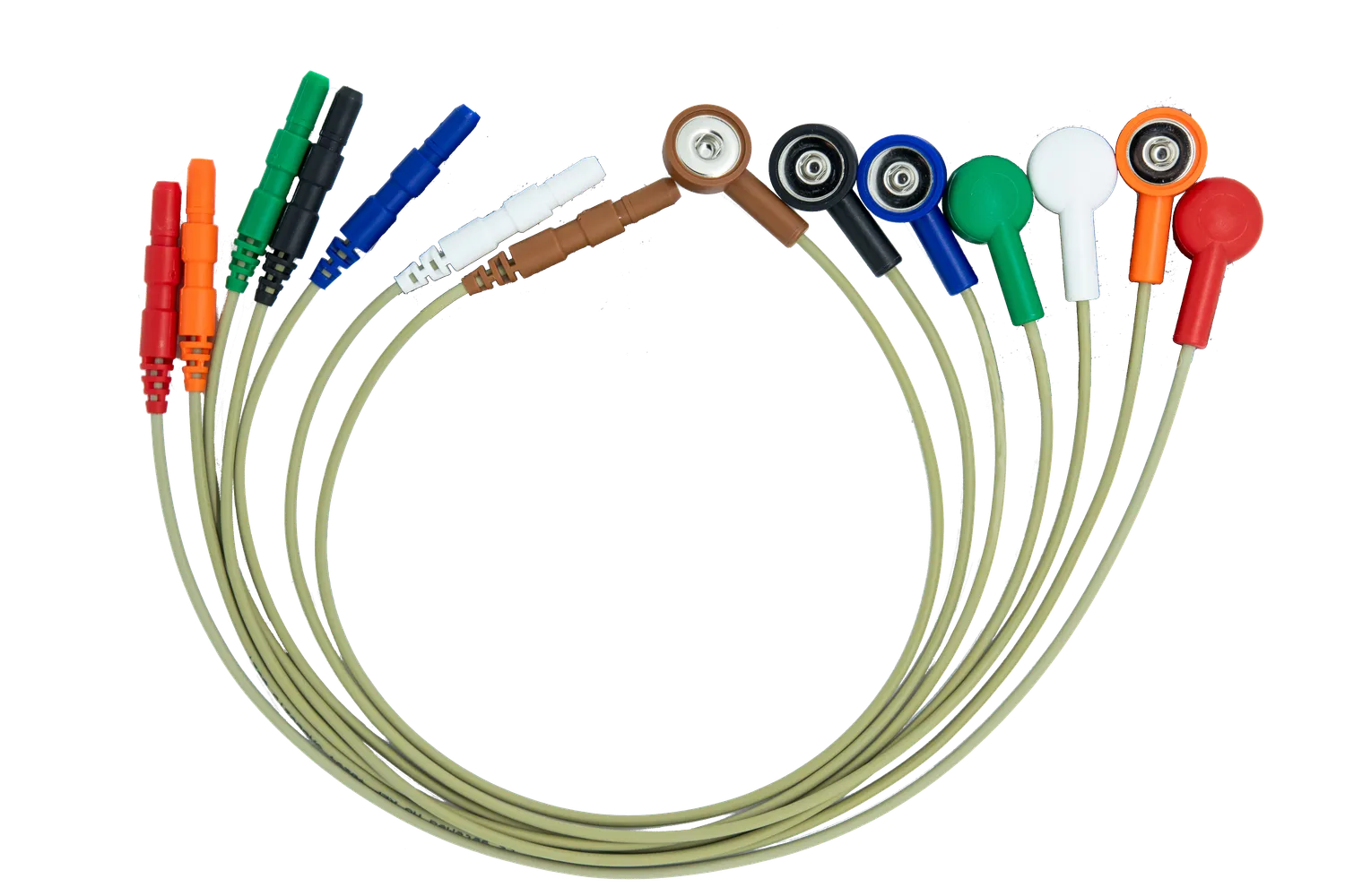 GETEMED CardioMem CM 3000 Druckknopfadapter LEKG-Adapterkabel