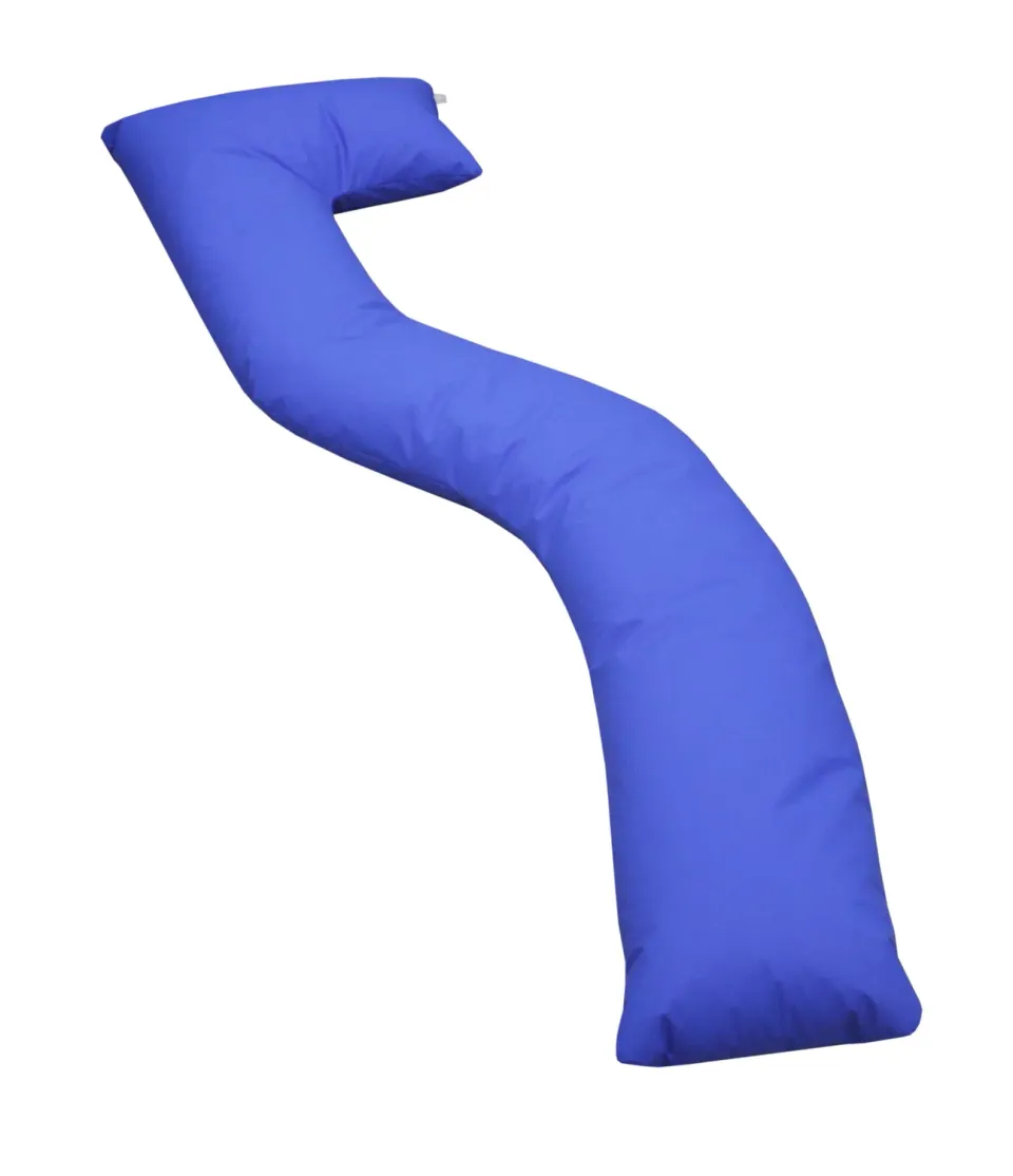 Gericare Lagerungskissen S 186x26 cm blau