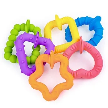 Gericare Sensorikringe Silikon 6-tlg 10 cm mit Saugnapf