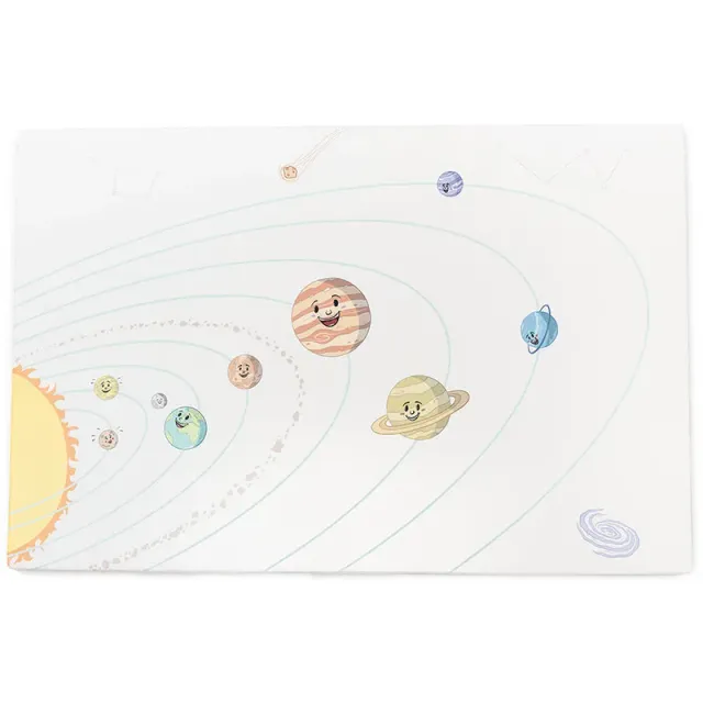 Gericare Sonnensystem Spielmatte 150x100 cm abwaschbar