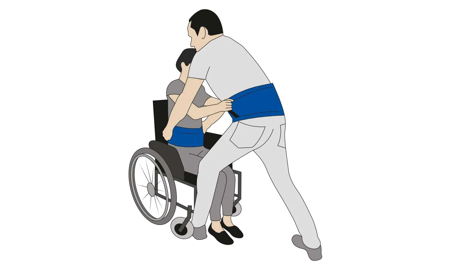 Novacare Assistance Belt Hebegurt mit Anti-Rutsch Innenseite
