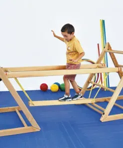 Gericare Gleichgewichtsbalken Holz 175 cm schwingend