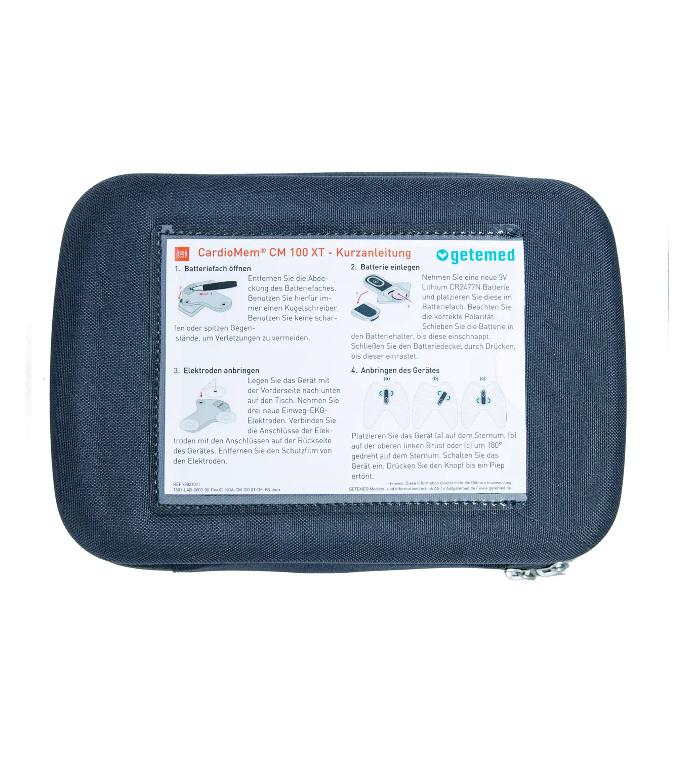 GETEMED CardioMem CM 100 XT Aufbewahrungstasche Hartschale
