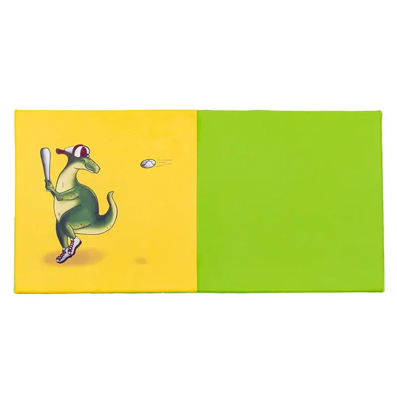 Gericare Dino Spielteppich 200x100x3 cm rutschfest