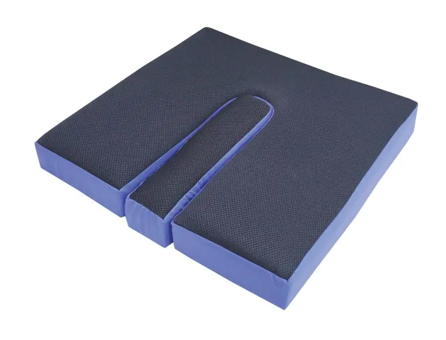 Gericare QuadTech Hufeisen Sitzkissen 42x42x7 cm blau