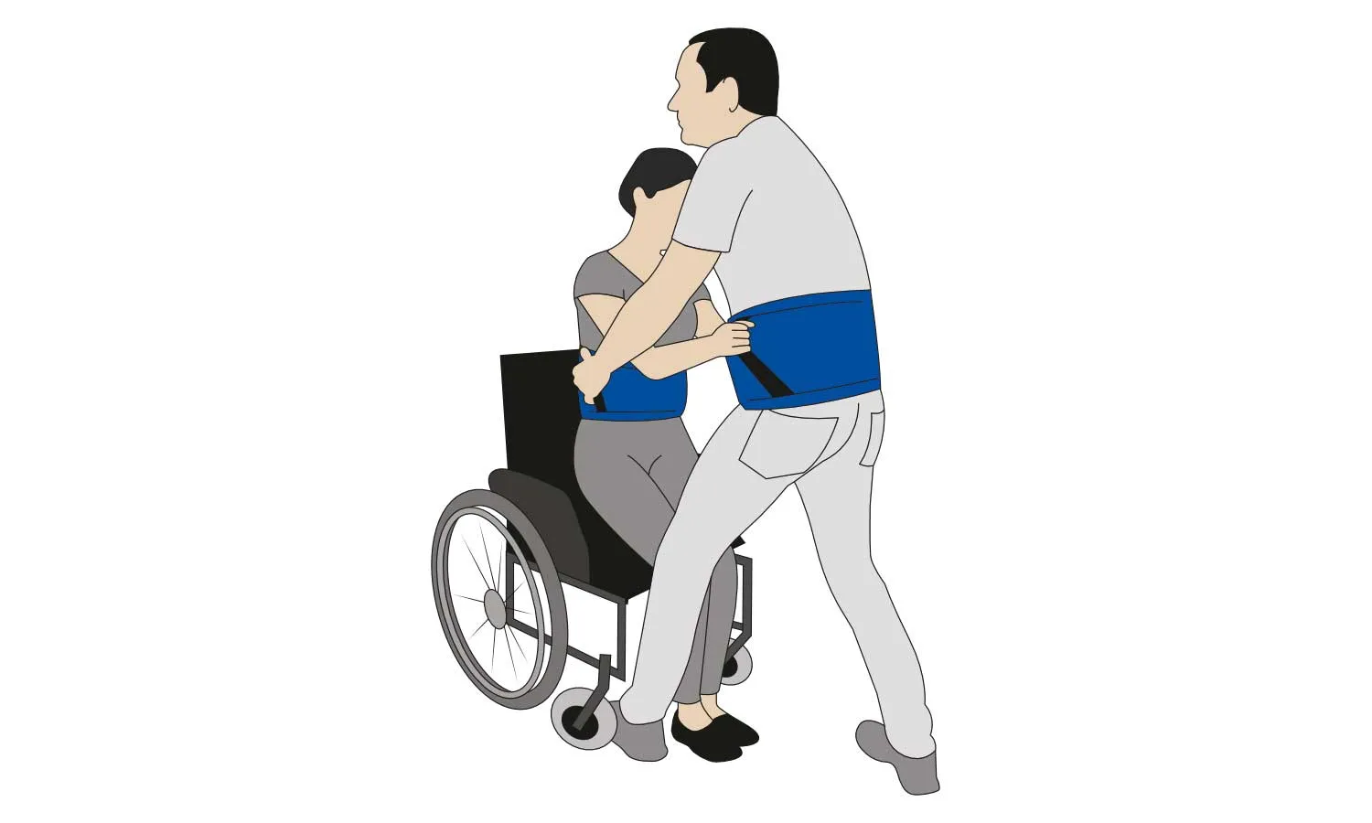 Novacare Assistance Belt Hebegurt mit Anti-Rutsch Innenseite