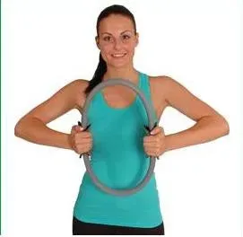 Gericare Pilates-Ring Glasfaser mit Schaumgriffen