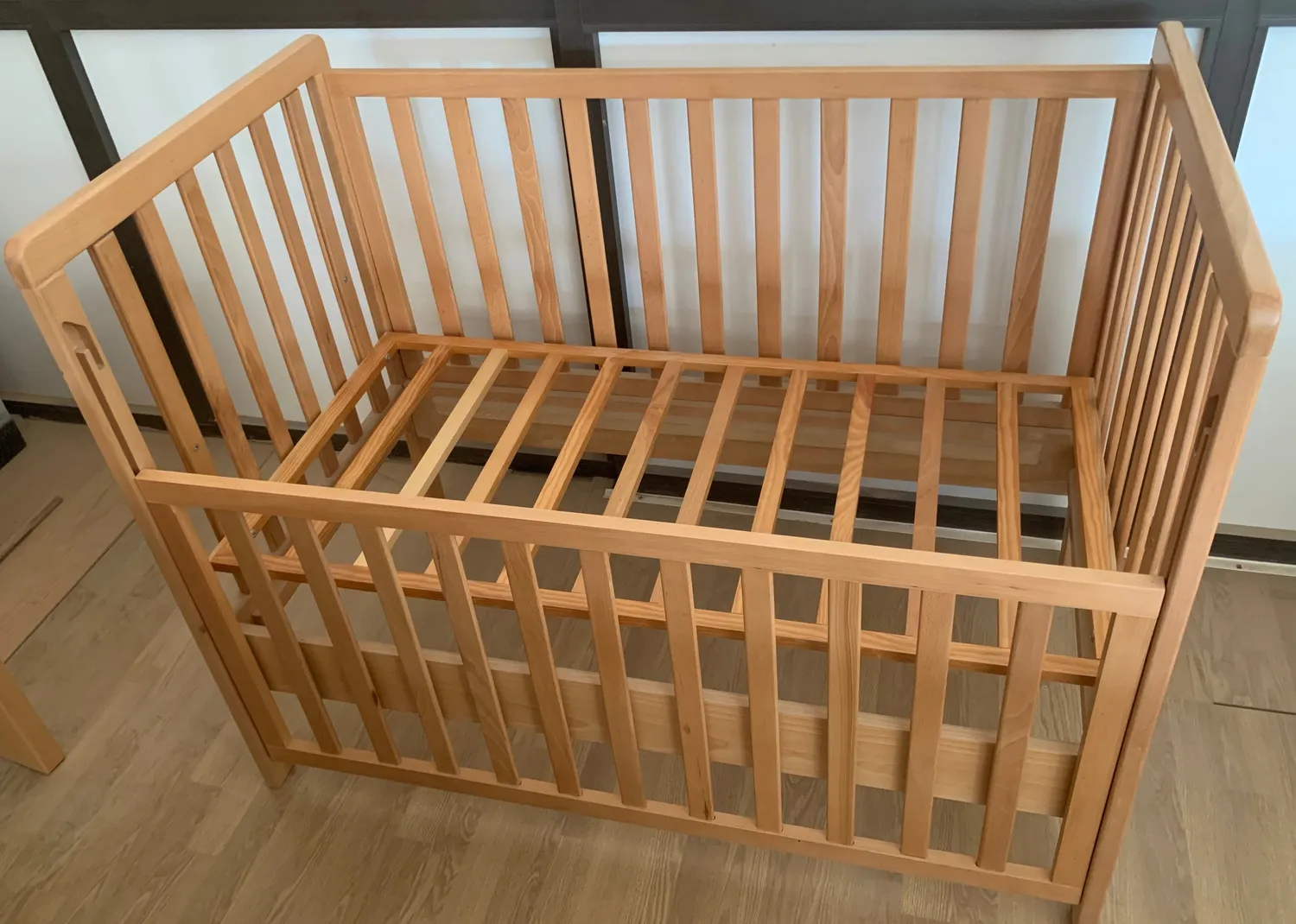 Gericare Babybett Holzbett Buche 128x75 cm EN 716