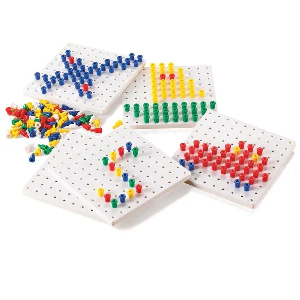 Gericare Steckspiel 5 Platten + 1000 Pins Motorik