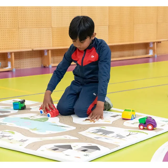 Gericare Spielteppich Straße 150x100